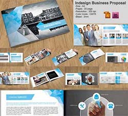 indesign模板－商业手册(通用型)：Indesign Business Proposal-V213